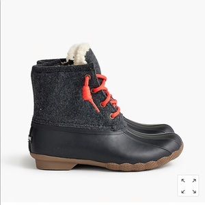 Women's Sperry for J.Crew Shearwater flannel boots